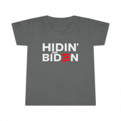 "HIDIN' FROM BIDEN" Toddler Tee (White Lettering)